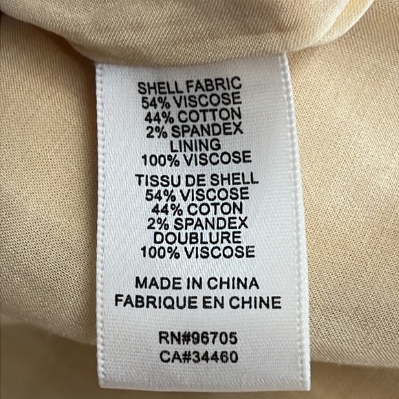 REBECCA TAYLOR Vintage 80’s Inspired Buttercream 1/2 Sleeve Faille Dress - Picture 15 of 16